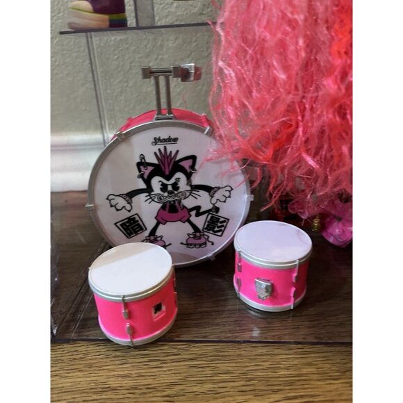 Rainbow High Deluxe Hard Shell Closet Shadow Fashion Doll Pink Drums Clothing - Picture 2 of 8